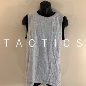 Tactics Tank Top Medium 100% Cotton Gently worn